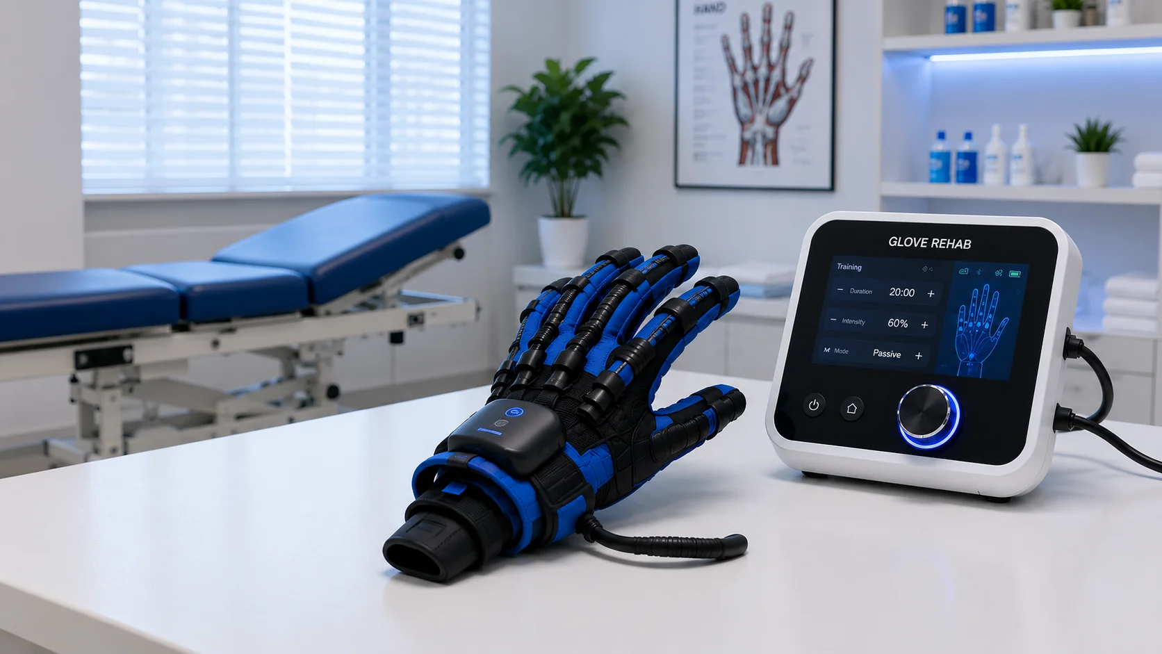 Mănușă robotică de recuperare pentru mână